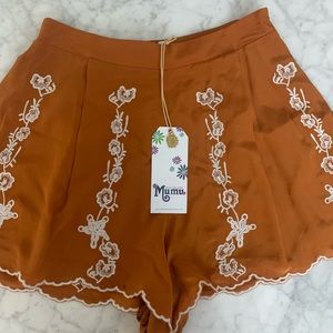 Show me your mumu Marley silk shorts
